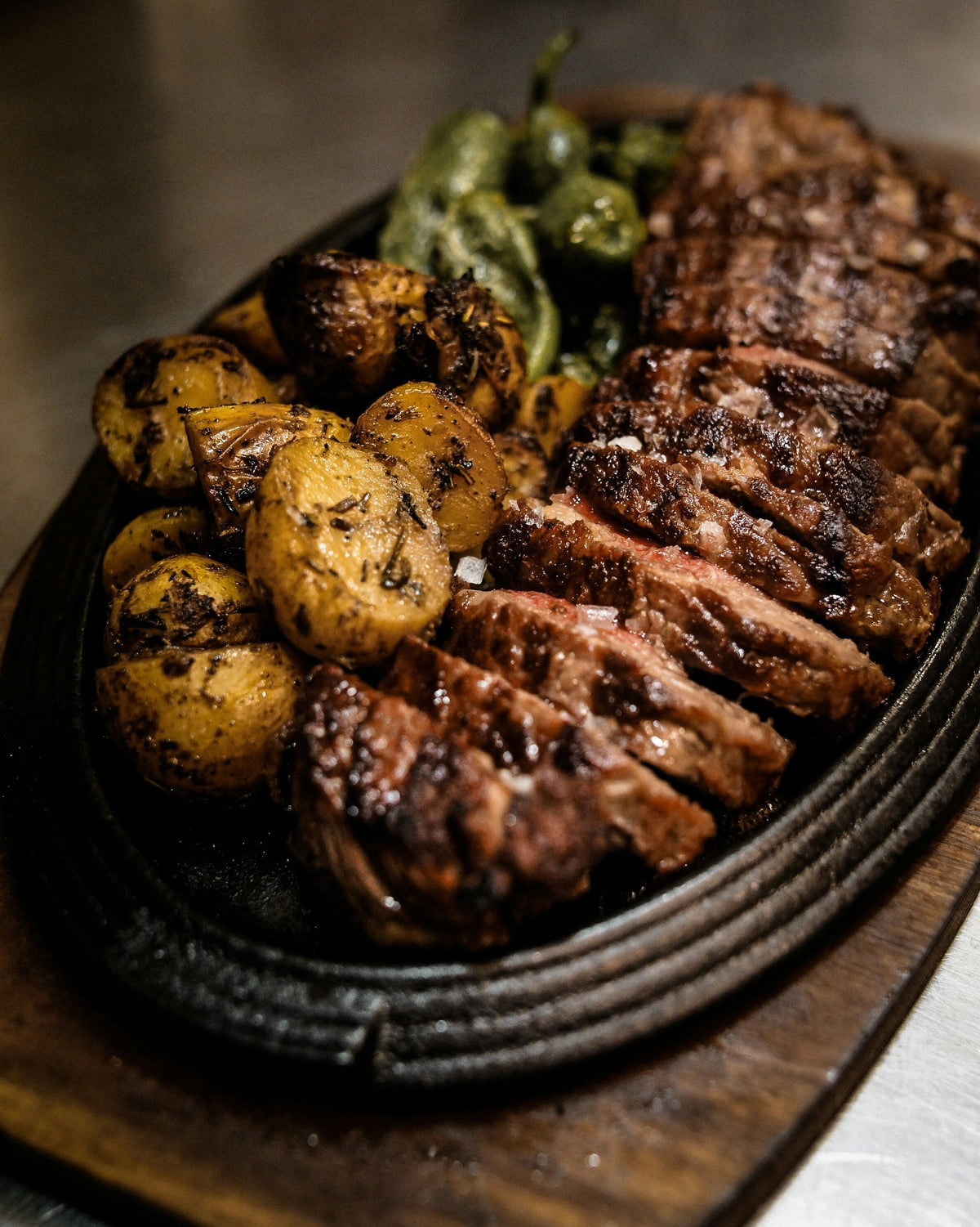 Garlic Butter Steak Plate
